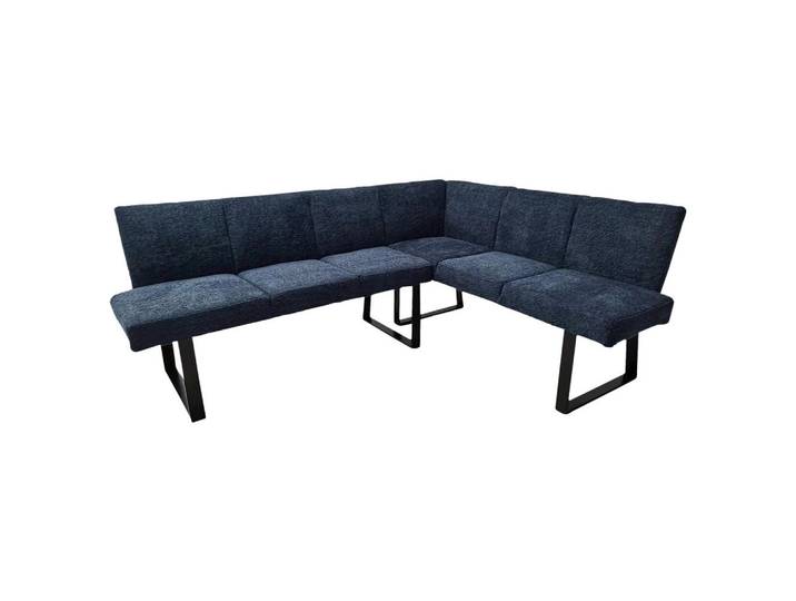 Livetastic Eckbank, Dunkelblau, Metall, 5-Sitzer, L-Form, nur wie online abgebildet bestellbar, 190x150 cm, Esszimmer, Bänke, Eckbänke