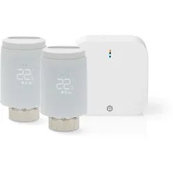 Tchibo - Nedis Smart Heizkörperthermostat - hellgrau