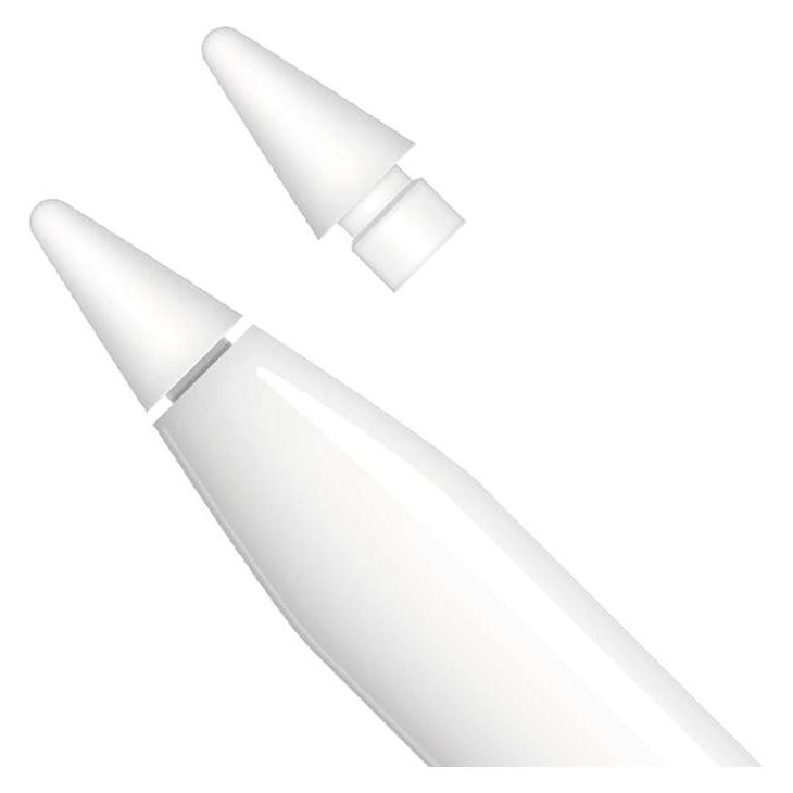 Fixed - (2 pack) Stylus Replacement Tips (FIXPET-WH) - geeigner für Apple Pencil 1/2 - White (FIXPET-WH)