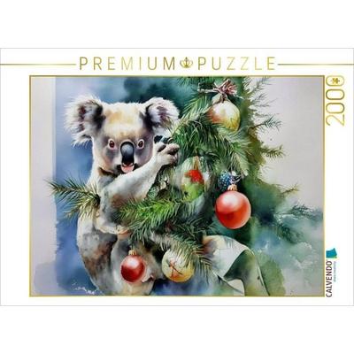 CALVENDO Puzzle Koala im Weihnachtsbaum | 2000 Teile Lege-Größe 90x67cm Foto-Puzzle für glückliche Stunden, Sonstige von , Calvendo Puzzle