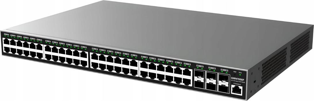 Grandstream GWN7800 Series GWN7806P - Switch - für Anwendung in Unternehmen - L2+ - managed - 48 x 10/100/1000 (PoE+)