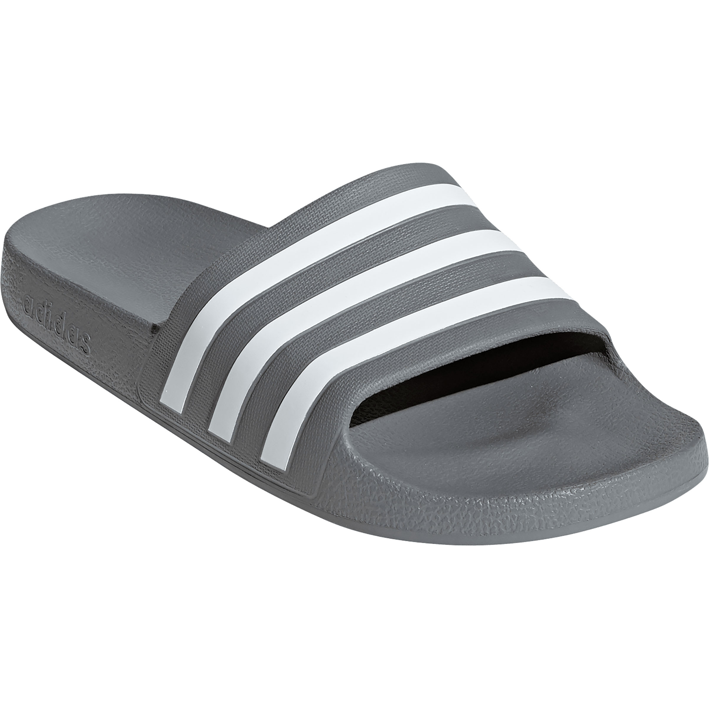 adidas Aqua Slides Sandale Sandalen grau Größe 46 Lifestyle Widerstandsfähig