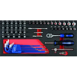 Projahn 1/4" Werkzeug-Satz Einlage 58tlg