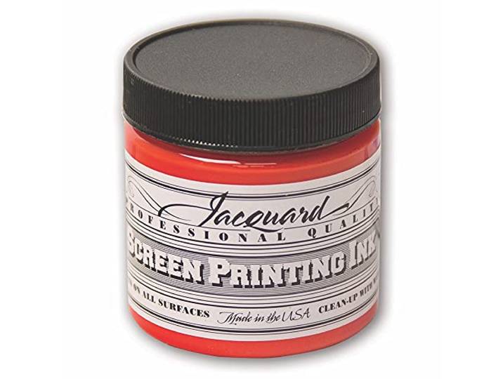 Jacquard Professional Screen Printing Inks 4oz-Scarlet