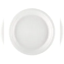 Teller Ø 15cm Zuckerrohr Naturfarbe Rund 50un