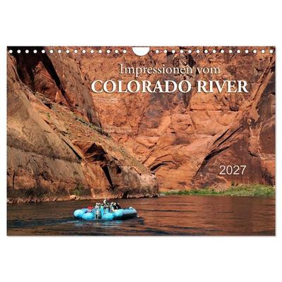 Impressionen vom Colorado River (Wandkalender 2027 DIN A4 quer), CALVENDO Monatskalender
