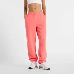 NEW BALANCE Damen Hose Reimagined Fleece Jogger, Größe L in Rot 51500