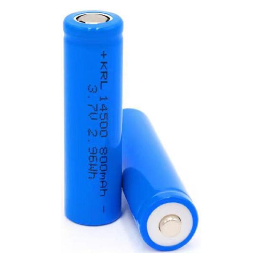 SIGN Rechargeable Battery 14500 3.7V 800mah (1 Stk., 14500, 800 mAh) (SN-14500)