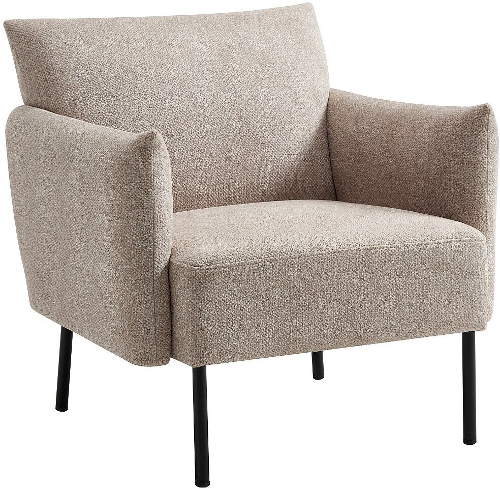 Vente-unique Sessel - Strukturstoff Beige - GERALDIA