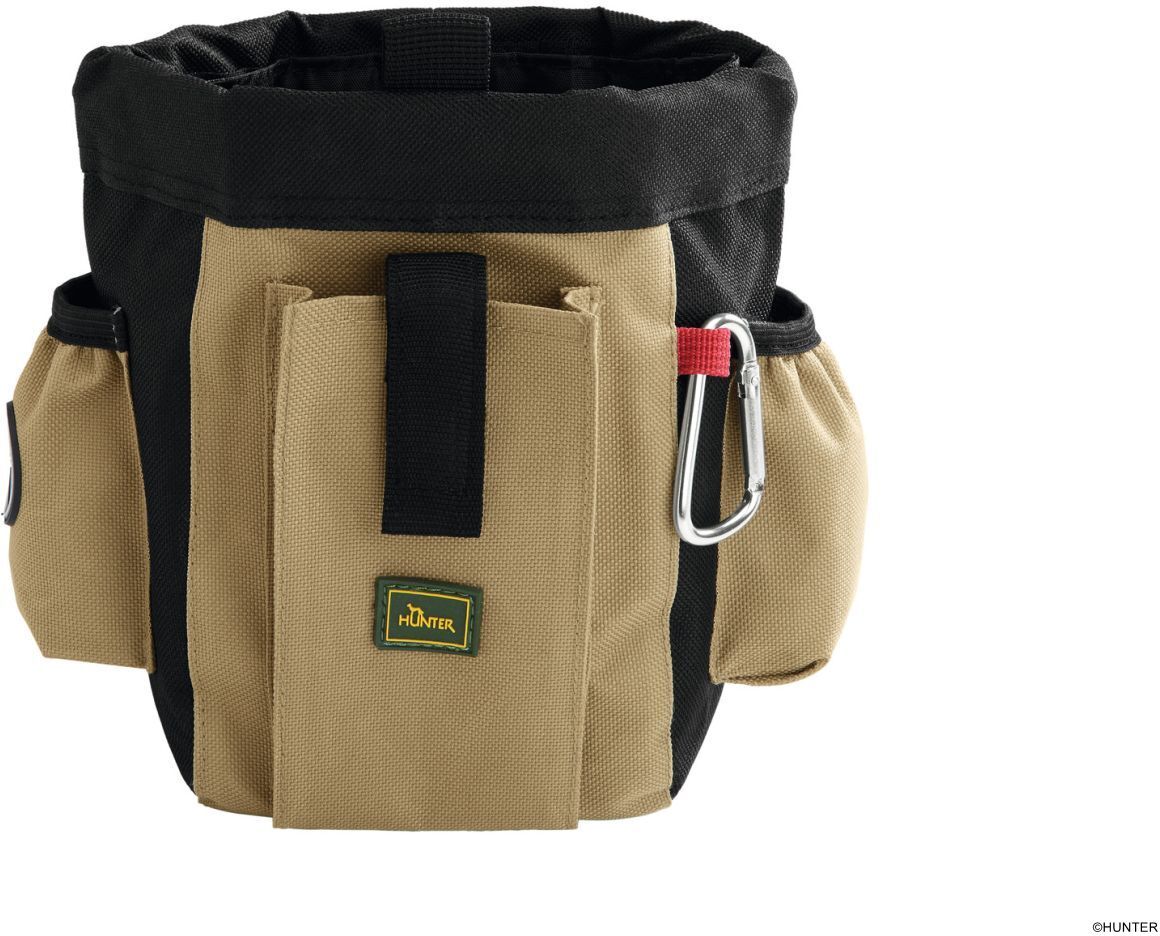DOG SPORT HUNTER Gürteltasche Bugrino Profi, schwarz/beige