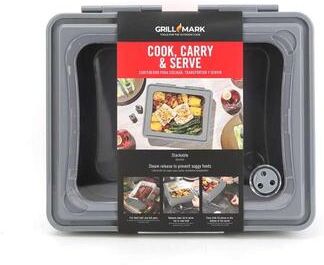 Grill Mark Gray Food To Go Container 1 pk