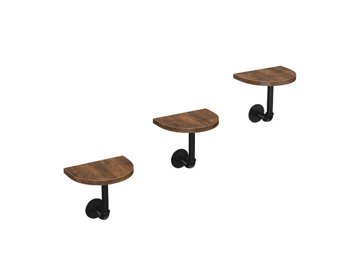 Wandregal Industrial METROPOLITAN 3er Set 20 x 15 x 18 cm
