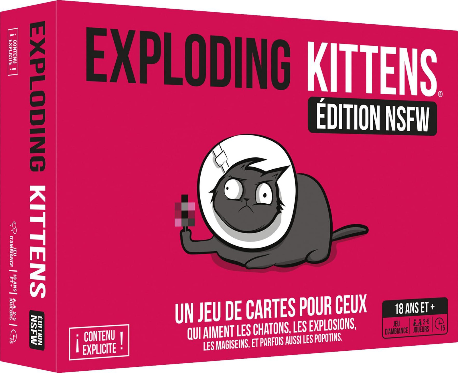 Asmodee Exploding Kittens NSFW Edition Rosa Bordspel Kaartspel