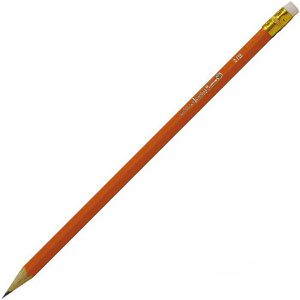 Bleistift HB mit Radiergummi lackiert