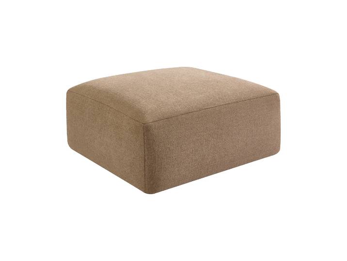 HABITAT - Repose-pieds en tissu garni de plumes - Taupe - Celano