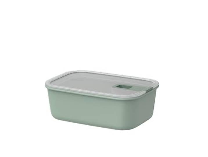 Mepal - Boîte de conservation alimentaire EasyClip - Boîte de rangement avec couvercle et fermeture coulissante - Pour le micro-ondes\, le four à vapeur et le congélateur - 1 l - Nordic sage