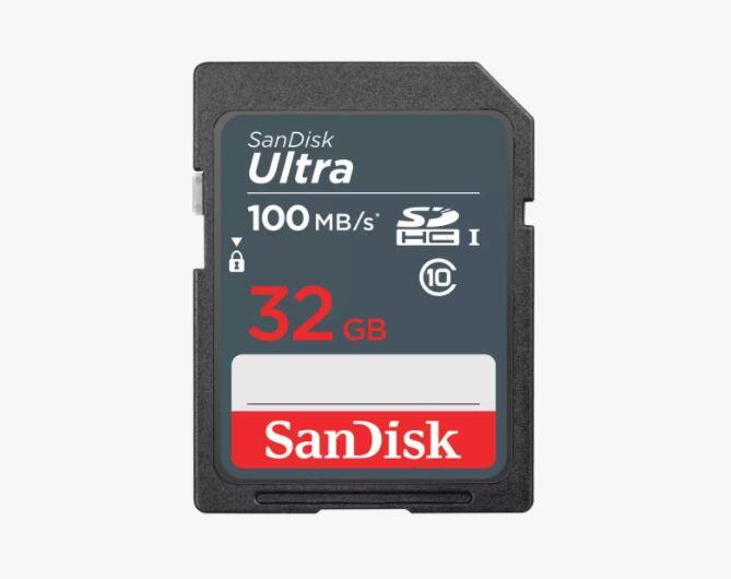 SanDisk Ultra SDHC Speicherkarte 32GB SDSDUNR-032G-GN3IN