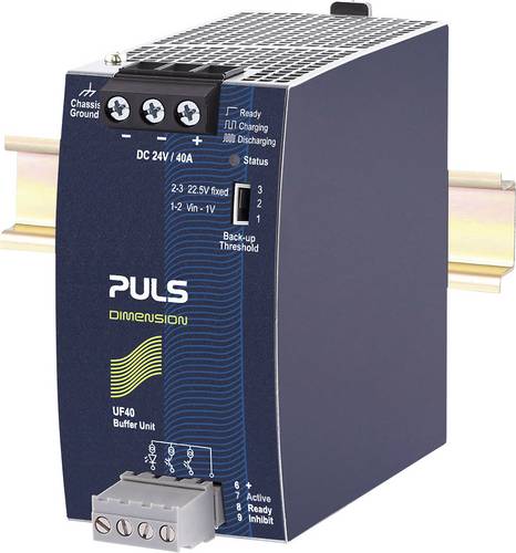 PULS UF40.241 Puffermodul für Schienenmontage 24 V/DC 40A Inhalt