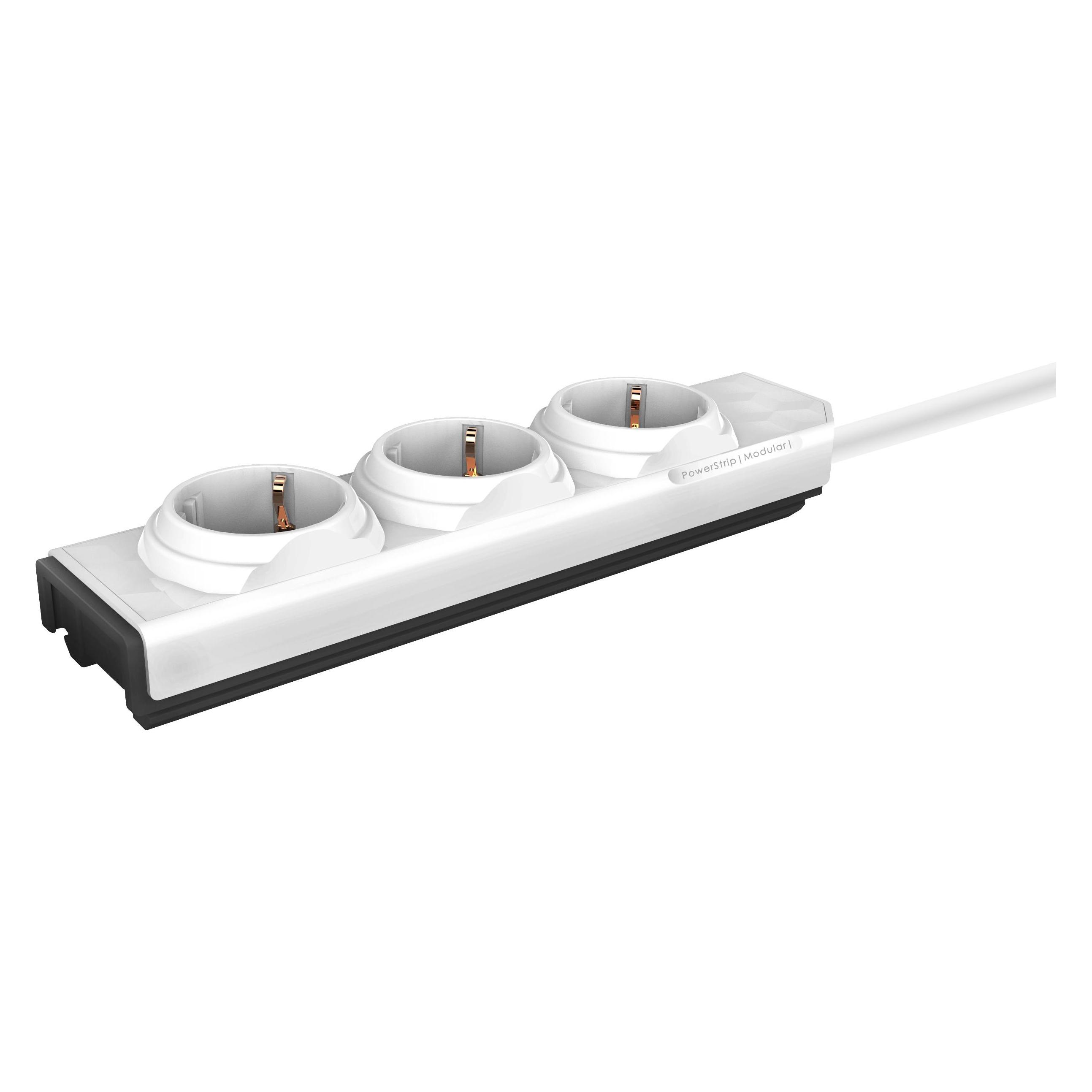 Allocacoc PowerStrip Modular + Switch 1,5m Kabel (Typ 13, 1.50 m) (08385DSN)