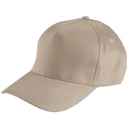 Basecap mit Druckknopf "02/116" - sand
