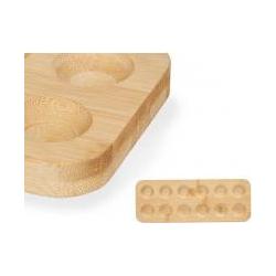 Kinvara Eierbecher 12 Löcher Bambus 30x11 cm (47777451)