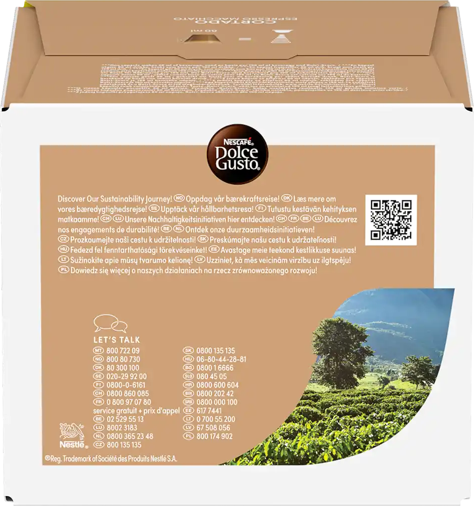 Nescafé®   Cortado - 30 Capsules de café pour Dolce Gusto - Cortado