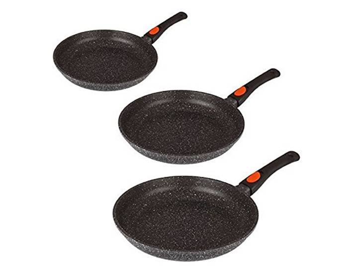 Espace Cuisine Pfannen, 20, 24 und 28 cm, Beschichtung in Steinoptik