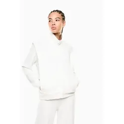EA7 für Damen. 7W001016_AF24375 Weißes Precious Interlock-Sweatshirt aus Modalmischung (XS), Sportlich, Polyester