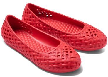 Women's Willow Flat by Joybees in Tomato (Size 6 M)