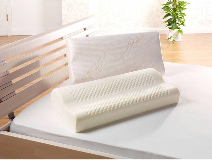 Nackenstützkissen FAN Pur Balance , weiss (weiß), B:40cm H:10,5cm L:80cm, Bezug: 67% Polyester, 33% Lyocell (TENCEL™), Kopfkissen, Nackenstützkissen, schonend für Halswirbel-/ und muskulatur