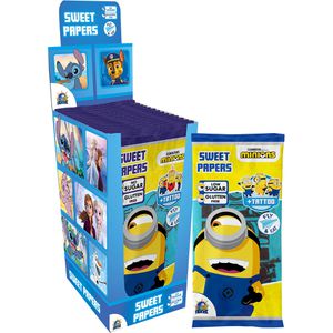 Candy-Planet Esspapier Minions, mit Fruchtgeschmack, mit Vanillearoma, je 8 g, 25 Pack