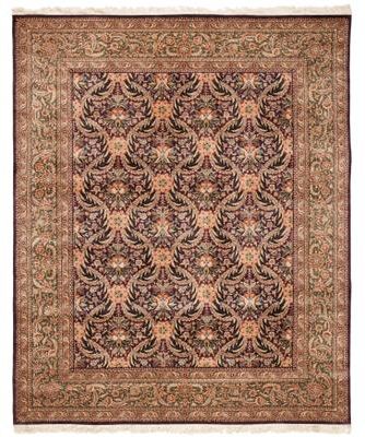SAFAVIEH Couture Hand-knotted Royal Kerman Nurten Traditional Oriental Wool Rug with Fringe