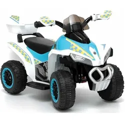 Lean Toys Electric Ride-On Police Quad YSA021A White