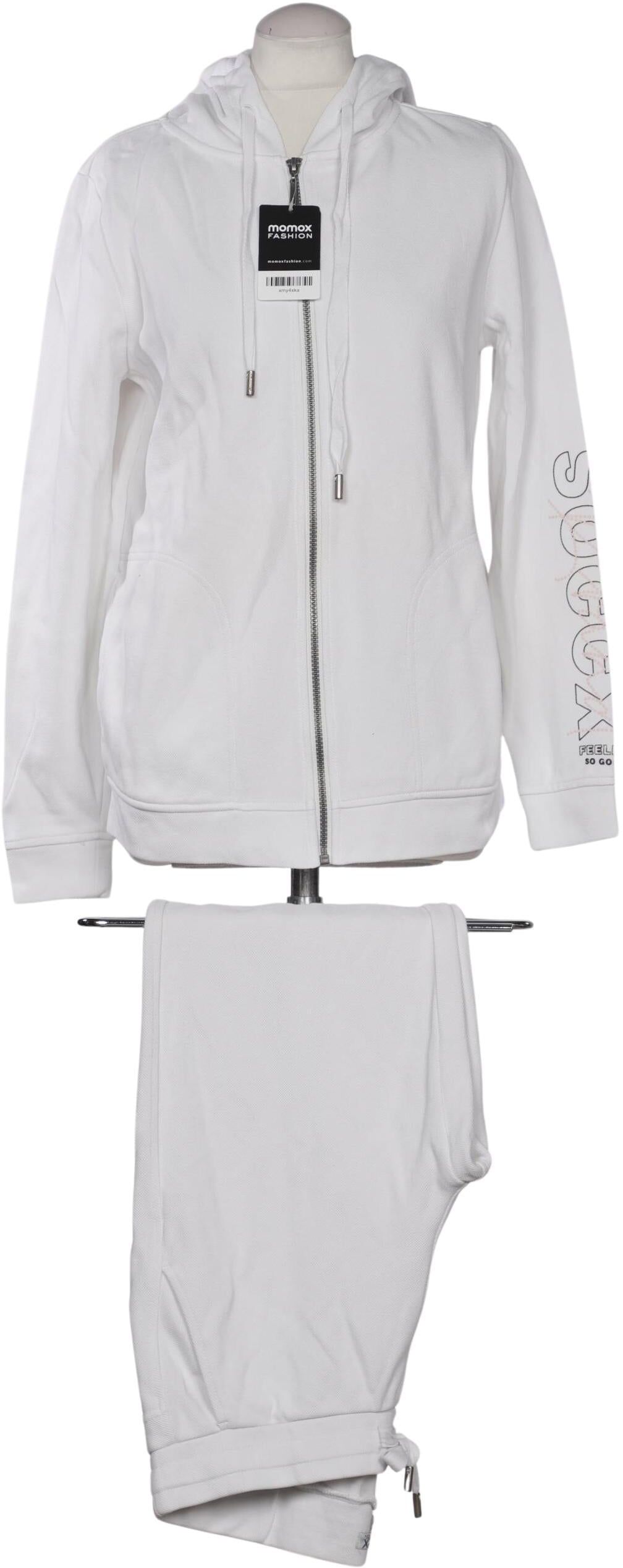 Soccx Damen Anzug oder Kombination, Weiß, Gr. EU 38, Baumwolle / Modal / Synthetik - Second Hand