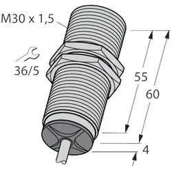 Turck Sensor BI15-M30-LIU