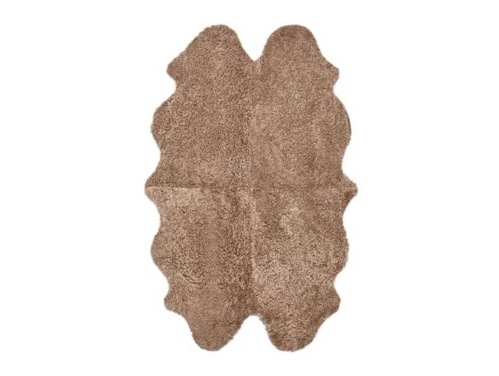 Nordic Sheep Lammfell Kurzhaar Echt Teppich 170x110 cm, Hellbraun Echtes Lammfell, jedes Stück ein Unikat der Natur, ideal für Sofa, Stuhl & Esstisch, viele Farben