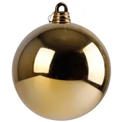 Lex Christbaumkugel gold Weihnachtskugel ⌀ 25 cm Baumschmuck Deko-Kugel glänzend : Gold : ⌀ 25 cm