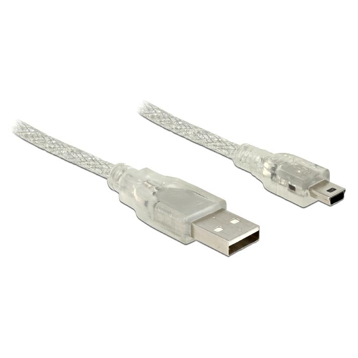 Delock Kabel USB Typ-A Stecker USB Mini-B Stecker (3 m, USB 2.0) (83908)