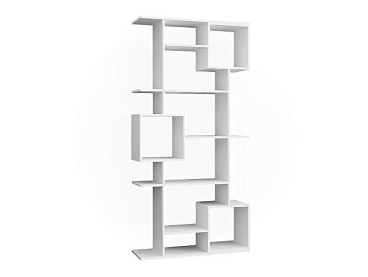 Vicco Raumteiler Cube , Weiß, 92 x 187.7 cm zur flexiblen Raumaufteilung und offenen Aufbewahrung