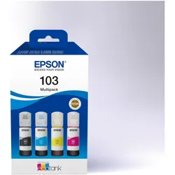 Epson, Druckerpatrone, Ink/103 EcoTank CMYK (BK, C, M, Y)