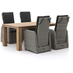Intenso Umbria/ROUGH-X 180 cm Gartenmöbel-Set 5-teilig verstellbar