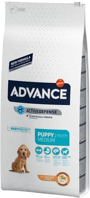 Advance Ração Para Cães Puppy Medium Frango e Arroz 12 Kg