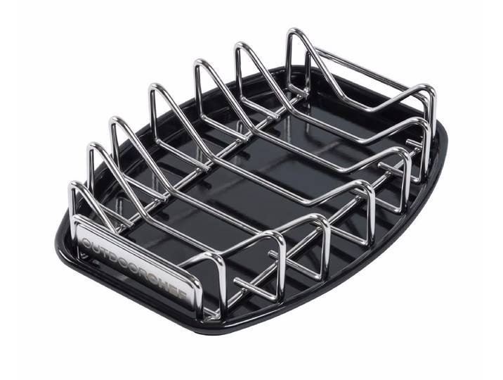 OUTDOORCHEF Universal Rack – Grillschale/Grillpfanne/Grillgeschirr – schwarz