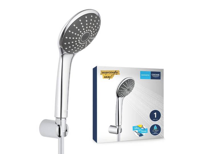 Grohe Vitalio Joy - Pomme de douche\, support et flexible\, chrome 27324000
