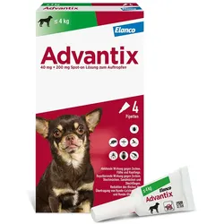 ADVANTIX SPOT-ON HUND BIS 4KG 4 St Lösung