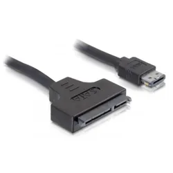 DeLOCK Power Over eSATA (eSATAp)+ SATA 0,5m
