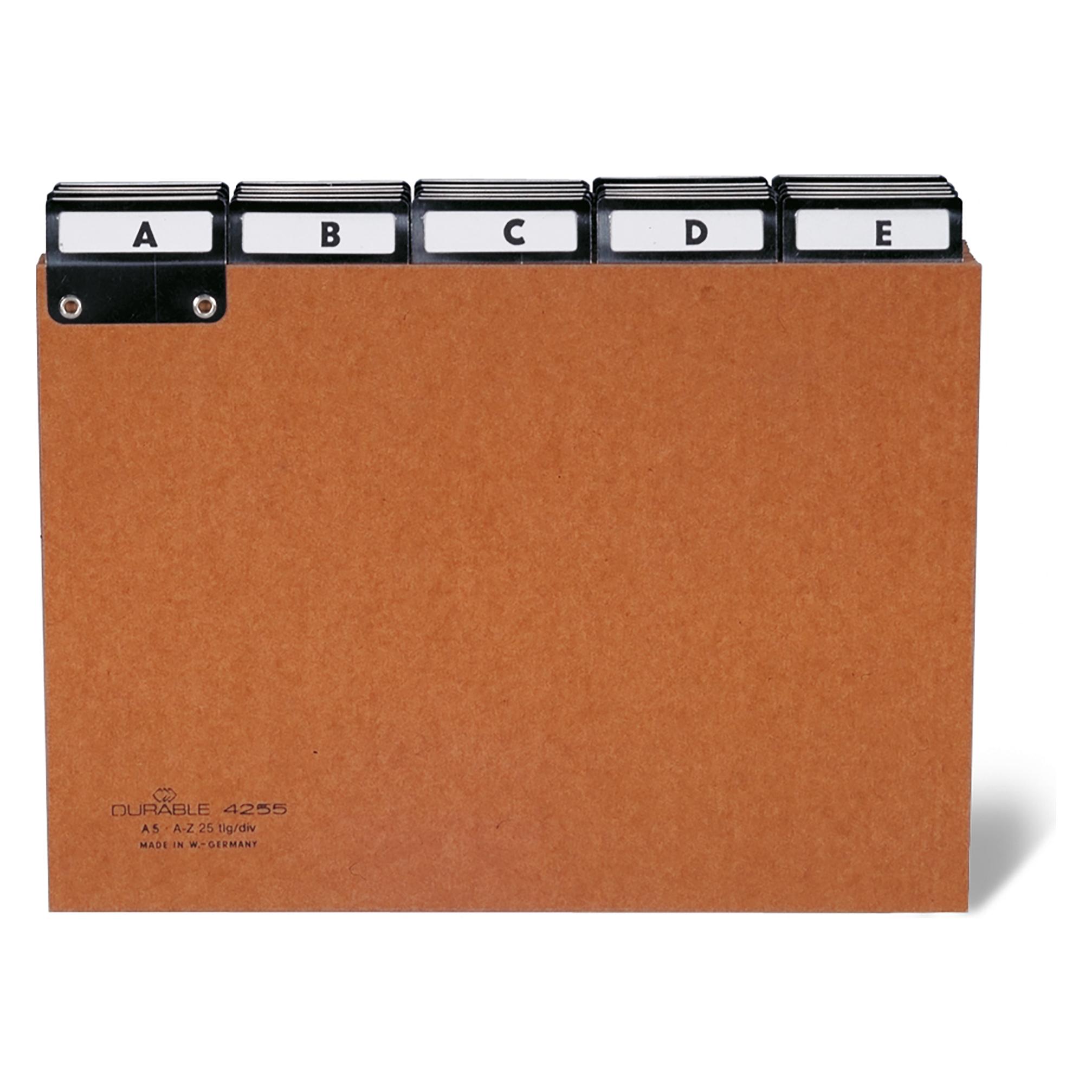 Durable LEITKARTEN UND LEITREGISTER AUS PRESSSPAN 1 ST 425511 (A5) (425511)