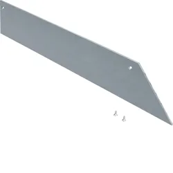 Hager AKE3000701 Endstück einseitig aus Stahlblech zu Aufbodenkanal AK 300x70mm