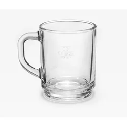 Teeglas mit Henkel DENVER (LBH 7,50x10,50x9,50 cm) - LBH 7,50x10,50x9,50 cm