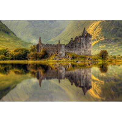 Fototapete PAPERMOON "Photo-Art WOJCIECH KRUCZYNSKI, KILCHURN", bunt, B:4,5m L:2,8m, Vlies, Tapeten